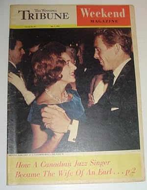Seller image for The Winnipeg Tribune - Weekend Magazine, April 7, 1962: Stevie Wise is Now Lady Listowel for sale by RareNonFiction, IOBA