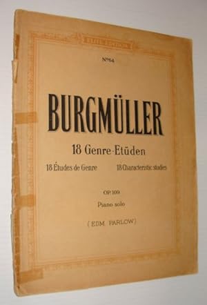 Immagine del venditore per Burgmuller - 18 Genre-Etuden/18 Etudes De Genre/18 Characteristic Suites - Op 109 - Piano Solo - No. 64 venduto da RareNonFiction, IOBA