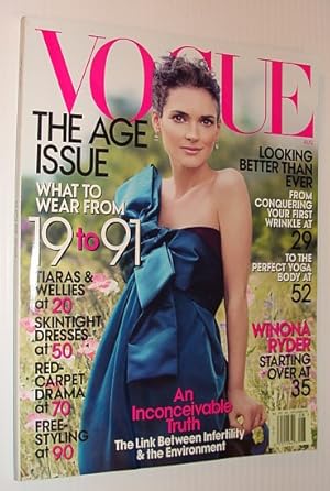 Vogue Magazine (USA) August 2007 *The Age Issue - What to Wear from 19 to 91*