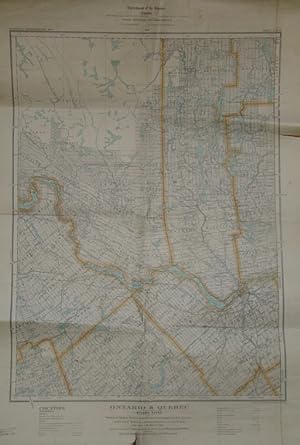 Ontario & Quebec: Ottawa (Map) Sheet - Portions of Carleton, Renfrew, Lanark, Dundas, Grenville a...