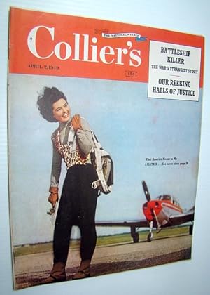 Bild des Verkufers fr Collier's - The National Weekly Magazine, April 2, 1949 - Torpedo-Riding Italians! zum Verkauf von RareNonFiction, IOBA