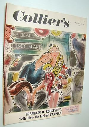 Seller image for Collier's, The National Weekly Magazine, August 6, 1949 - Secrets of the Hiroshima Bombing / Jet Hop to Europe for sale by RareNonFiction, IOBA