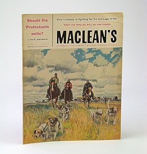 Seller image for Maclean's - Canada's National Magazine, September (Sept.) 14, 1957 - How George Washington Lost Canada / Victorian Fashion Photos By Notman for sale by RareNonFiction, IOBA