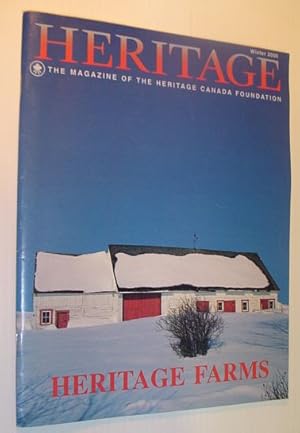 Heritage, Winter 2000: The Magazine of the Heritage Canada Foundation - Quebec Religious Heritage...