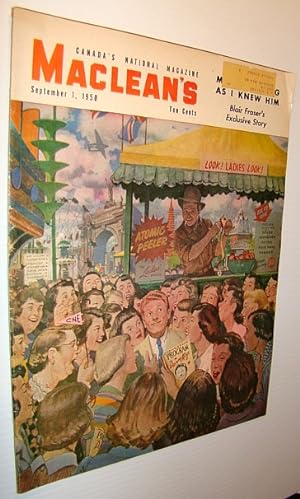 Seller image for Maclean's Magazine, September 1, 1950 - Great Danny Kaye Cover Illustration for sale by RareNonFiction, IOBA