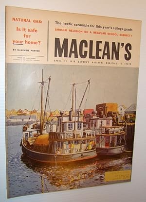 Image du vendeur pour Maclean's - Canada's National Magazine, April 25, 1959 - Canadian Painter James Wilson Morrice mis en vente par RareNonFiction, IOBA