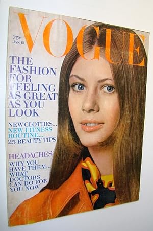 Seller image for Vogue Magazine - Incorporating Vanity Fair (US), January 15, 1970 - The Fashion For Feeling As Great As You Look / Special Hawaii Content for sale by RareNonFiction, IOBA