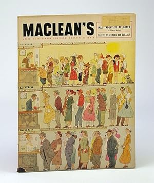 Image du vendeur pour Maclean's, Canada's National Magazine, April (Apr.) 15, 1953 - British West Indies Want to Join Canada / New Brunswick Prospecting / 3D Movies / Cinerama mis en vente par RareNonFiction, IOBA