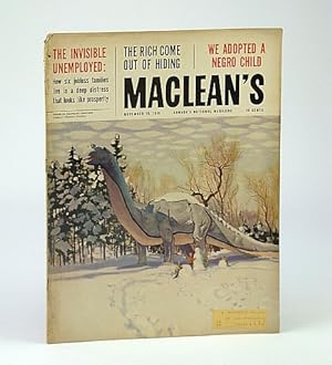 Seller image for Maclean's - Canada's National Magazine, November (Nov.) 19, 1960 - We Adoped a Negro / John Fienberg for sale by RareNonFiction, IOBA
