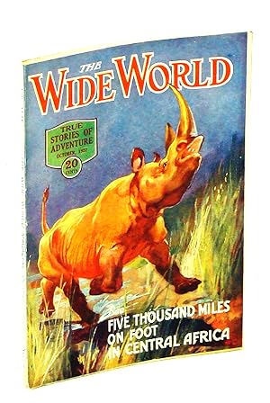 Seller image for The Wide World Magazine - True Stories of Adventure, October [Oct.] 1922, Vol. 49, No. 294: Five Thousand Miles on Foot in Central Africa for sale by RareNonFiction, IOBA