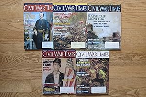 CIVIL WAR TIMES ILLUSTRATED MAGAZINE (5 ISSUES, YEAR 1997) March, May, June, August, October 1997