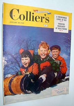 Seller image for Collier's - The National Weekly Magazine, January 29, 1949 - Child Actress Margaret O'Brien / Frank Woolworth for sale by RareNonFiction, IOBA