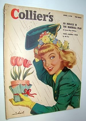 Imagen del vendedor de Collier's Magazine, April 3, 1948 - Effects of Inflation on America's Middle Class a la venta por RareNonFiction, IOBA