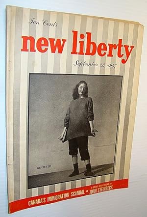 Seller image for New Liberty Magazine, September 20, 1947 - Canada's Immigration Scandal / Dusty Henderson Cover Photo for sale by RareNonFiction, IOBA