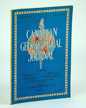 Image du vendeur pour Canadian Geographical Journal, September (Sept.) 1933, Vol VII, No. 3 - A Visit to Satan at Sheikh Adi mis en vente par RareNonFiction, IOBA