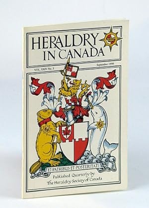 Seller image for Heraldry in Canada Quarterly, Vol XXIV., No. 3 - September (Sept.) 1990 for sale by RareNonFiction, IOBA