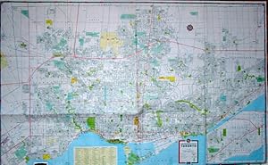 B/A (British American Petroleum) Road Map for Metropolitan Toronto, Ottawa and Hamilton, Ontario