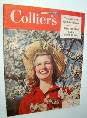 Seller image for Collier's - The National Weekly Magazine, April 30, 1949 - Tennis Player Gertrude Moran for sale by RareNonFiction, IOBA