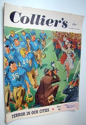 Seller image for Collier's - The National Weekly Magazine, November 19, 1949 - Terror in Our Cities - Detroit for sale by RareNonFiction, IOBA