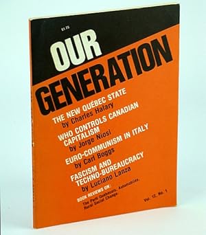 Image du vendeur pour Our Generation, Vol 12, No. 1 - Who Controls Canadian Capitalism? mis en vente par RareNonFiction, IOBA