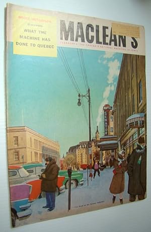 Seller image for Maclean's - Canada's National Magazine, February 4, 1956 - Canada's Biggest Landlords - The Bennett Brothers and Their Principal Investments Ltd. for sale by RareNonFiction, IOBA