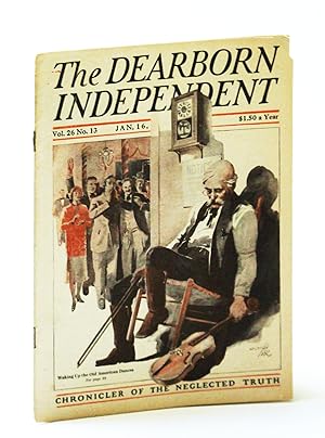 Imagen del vendedor de The Dearborn Independent - Chronicler of the Neglected Truth, January (Jan.) 16, 1926, Volume 26, Number 13 - A Shylock Nation? a la venta por RareNonFiction, IOBA