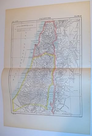 Map of Palestine - Circa 1902