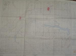 Map of Raymond, Alberta, West of Fourth Meridian, Scale 1:50,000