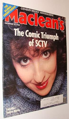 Maclean's Magazine, December 27, 1982 - The Comic Triumph of SCTV - Andrea Martin Cover Photo / T...