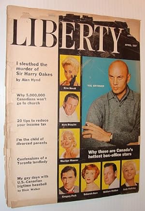 Seller image for Liberty - Canada's Young Family Magazine, April 1957 - The Voodoo Murder of Gold Tycoon Sir Harry Oakes for sale by RareNonFiction, IOBA