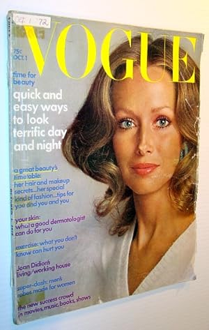 Bild des Verkufers fr Vogue Magazine (US) 1 October 1972 - Karen Graham Cover Photo zum Verkauf von RareNonFiction, IOBA