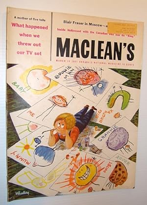 Imagen del vendedor de Maclean's - Canada's National Magazine, March 30, 1957 - Louis B. Mayer a la venta por RareNonFiction, IOBA