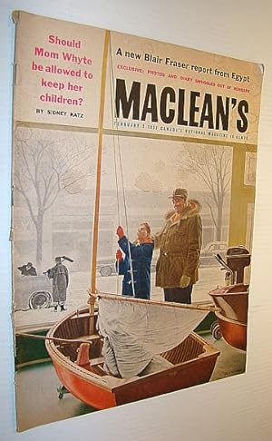 Seller image for Maclean's, Canada's National Magazine, February 2, 1957: Will They Solve the Riddle of the Athabaska Tar Sands? / Hungarian Revolution for sale by RareNonFiction, IOBA