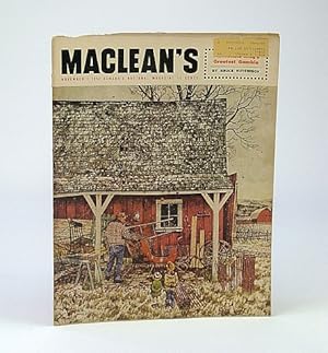 Bild des Verkufers fr Maclean's, Canada's National Magazine, November (Nov.) 1, 1952 - Looting Our History on Manitoulin Island zum Verkauf von RareNonFiction, IOBA