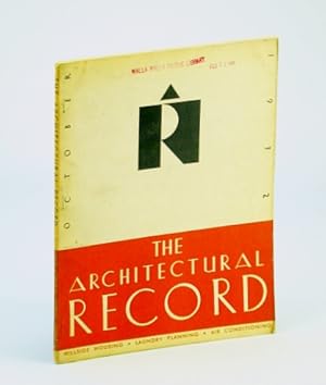 Bild des Verkufers fr The Architectural Record (Magazine), October (Oct.) 1932, Vol 72, No. 4 : Hillside Housing / Laundry Planning / Air Conditioning zum Verkauf von RareNonFiction, IOBA