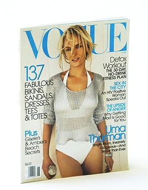 Bild des Verkufers fr Vogue (US) Magazine, June 2006 - Uma Thurman Cover zum Verkauf von RareNonFiction, IOBA