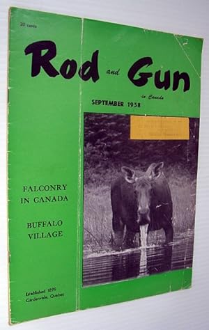 Imagen del vendedor de Rod & Gun in Canada Magazine, September 1958 a la venta por RareNonFiction, IOBA