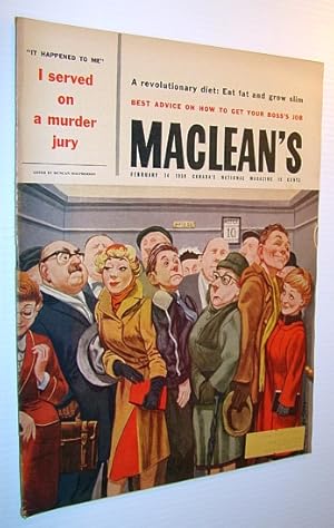 Imagen del vendedor de Maclean's - Canada's National Magazine, February 14, 1959: The University of Saskatchewan a la venta por RareNonFiction, IOBA