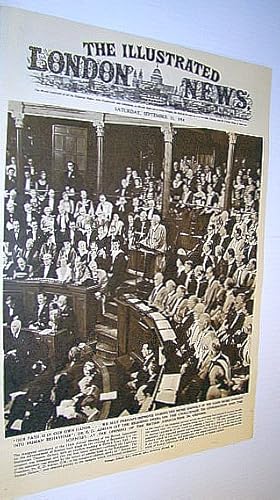 Seller image for The Illustrated London News (ILN) Magazine, September 11, 1954 - Dr. E.D. Adrian Addresses the Opening of the British Association in Oxford for sale by RareNonFiction, IOBA