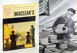 Bild des Verkufers fr Maclean's - Canada's National Magazine, 1 February (Feb.), 1958: Mordecai Richler zum Verkauf von RareNonFiction, IOBA