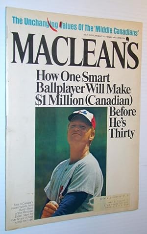 Seller image for Maclean's - Canada's National Magazine, July 1970 - Rusty Staub/Montreal Expos Cover Photo for sale by RareNonFiction, IOBA
