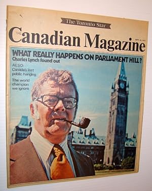Bild des Verkufers fr Canadian Magazine, September 23, 1972 - World Champion Waterskier George Athans zum Verkauf von RareNonFiction, IOBA