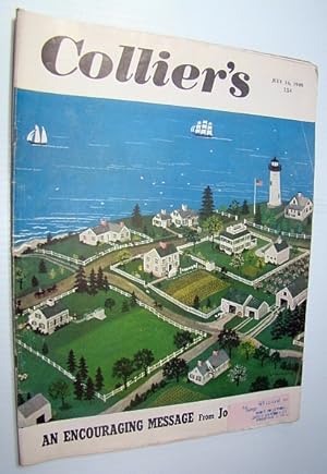 Bild des Verkufers fr Collier's, The National Weekly Magazine, 16 July, 1949 - Governor Alfred Driscoll of New Jersey zum Verkauf von RareNonFiction, IOBA