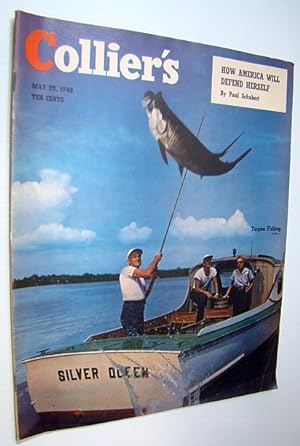 Immagine del venditore per Collier's Magazine, May 22, 1948 - Tarpon Fishing Cover Photo venduto da RareNonFiction, IOBA