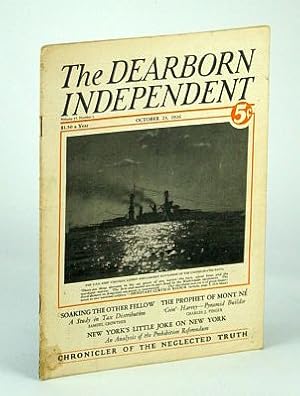 Seller image for The Dearborn Independent - Chronicler of the Neglected Truth, October (Oct) 23, 1926 - The Greatest Need of the U.S. Navy for sale by RareNonFiction, IOBA