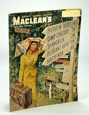 Image du vendeur pour Maclean's - Canada's National Magazine, 1 July, 1949 - Maggie Muggins / George A. Wright mis en vente par RareNonFiction, IOBA