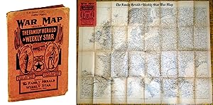 [WWI] War Map Issued By The Family Herald & Weekly Star