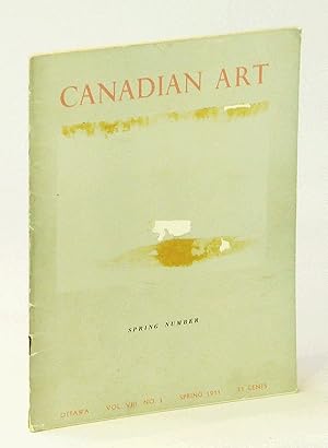 Immagine del venditore per Canadian Art [Magazine] Vol. Viii, Number 3, Spring 1951 - Georgian Bay Legacy / Aleksandre Bercovitch, 1893-1951 venduto da RareNonFiction, IOBA