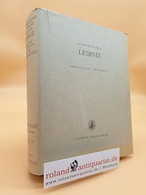 Bild des Verkufers fr Leibniz, Gottfried Wilhelm: Smtliche Schriften und Briefe Teil: Reihe 7., Mathematische Schriften / hrsg. vom Leibniz-Archiv der Niederschsischen Landesbibliothek Hannover / Bd. 1., 1672 - 1676 : Geometrie - Zahlentheorie - Algebra. - (1. Teil) / [Bearb. dieses Bd.: E. Knobloch ; Walter S. Contro] zum Verkauf von Roland Antiquariat UG haftungsbeschrnkt