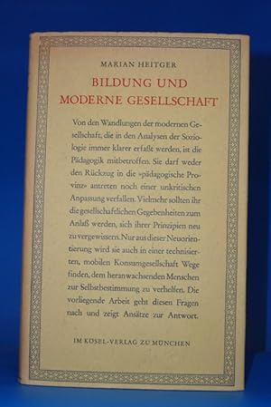 Bildung und Moderne Gesellschaft. -